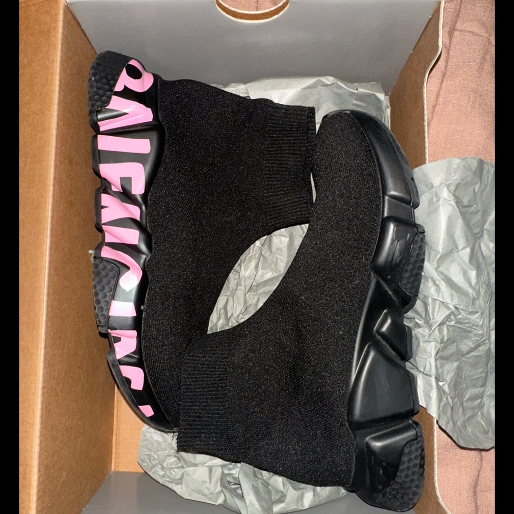 Balenciaga Black Speed Sneakers